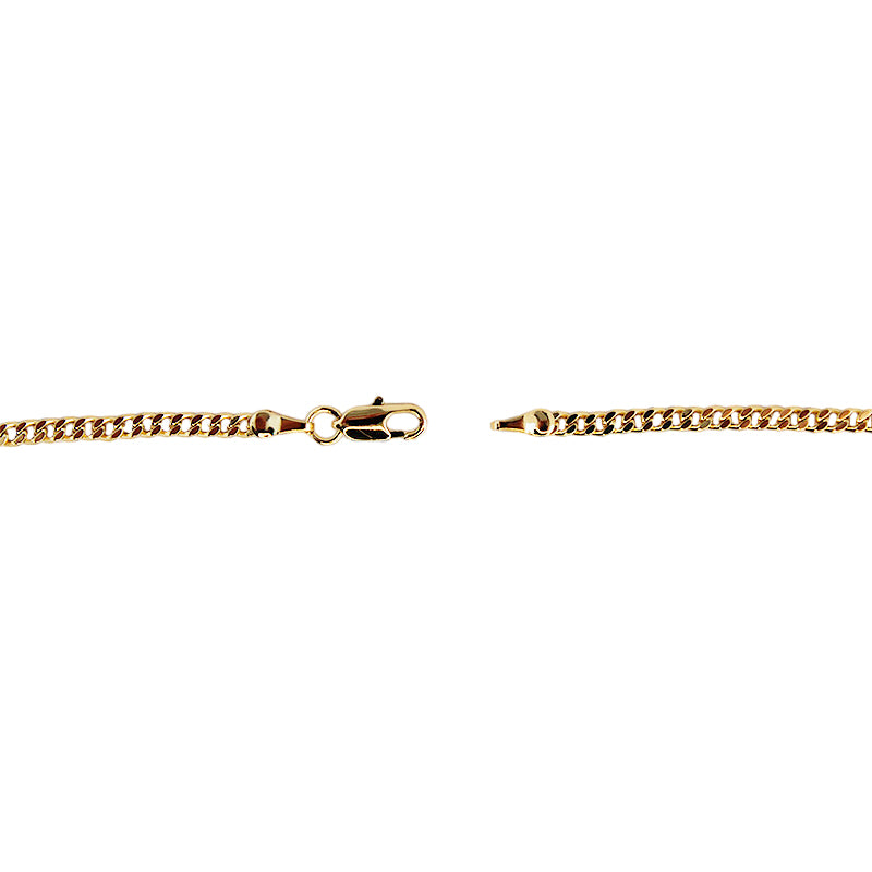 Cadena Barbada Cubana 2.5mm 50cm