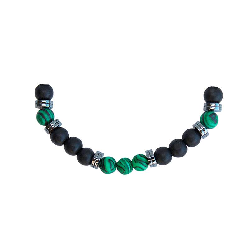 Pulsera Piedras Naturales Malaquita