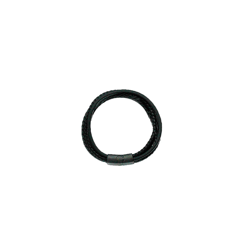 Pulsera Varias Pieles y Acero Inoxidable