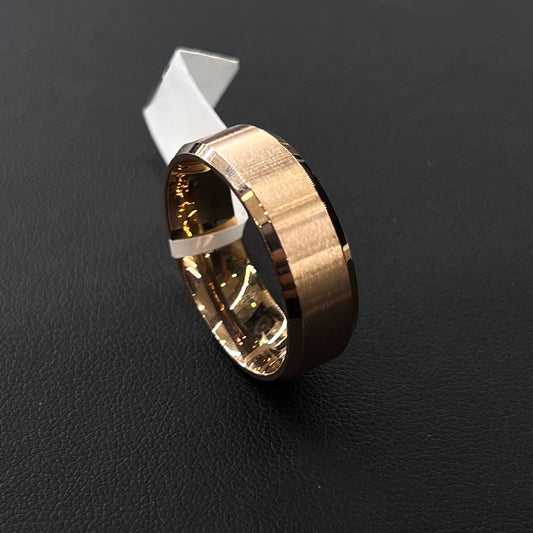 Anillo de Acero Inoxidable Rosa