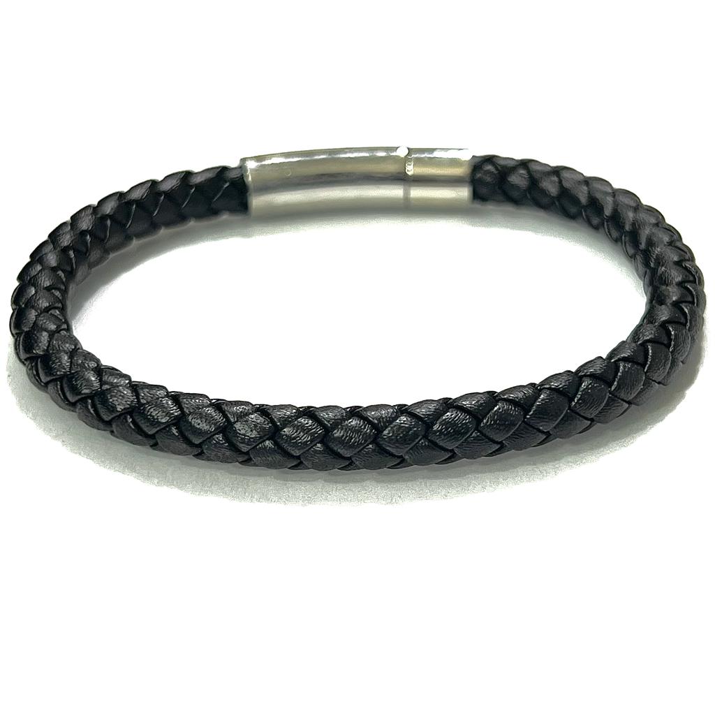 Pulsera de Piel Acero Inoxidable